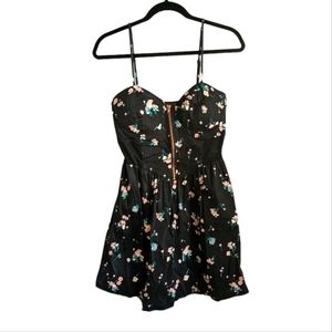 Material Girl bustier floral dress L